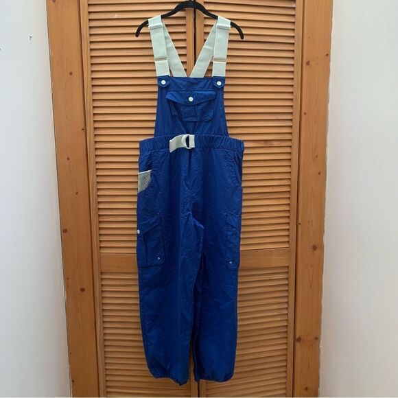 NWOT FP Movement Morning Meadow Overalls size Large - Picture 1 of 8
